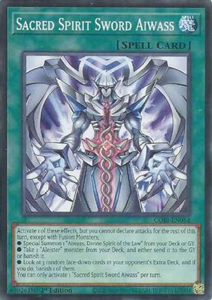 Sacred Spirit Sword Aiwass (CORI-EN054) - Common - Chaos Origins