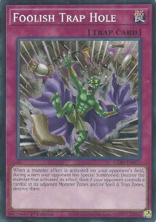 Foolish Trap Hole (CORI-EN077) - Common - Chaos Origins
