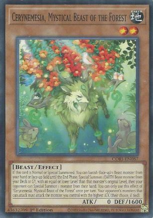 Cerynemesia, Mystical Beast of the Forest (CORI-EN087) - Common - Chaos Origins