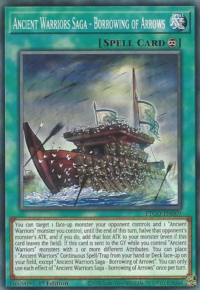 Ancient Warriors - Saga Borrowing of Arrows ETCO-EN069 (Eternity Code)  - 1st Edition