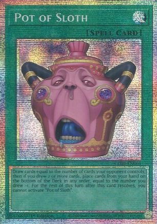 Pot of Sloth (Starlight Rare) (CORI-EN061) - Starlight Rare - Chaos Origins