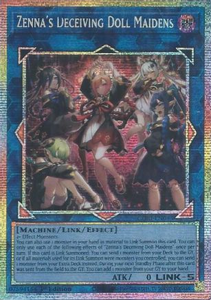 Zenna's Deceiving Doll Maidens (Starlight Rare) (CORI-EN043) - Starlight Rare - Chaos Origins