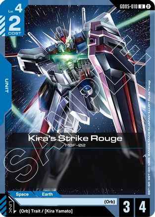 Kira's Strike Rouge (GD05-010) -  - Freedom Ascension