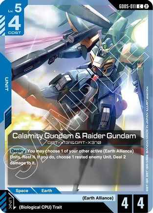 Calamity Gundam & Raider Gundam (GD05-011) -  - Freedom Ascension