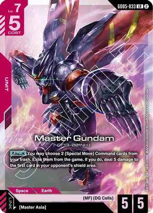 Master Gundam (GD05-033) - Holofoil - Freedom Ascension