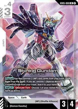Shining Gundam (GD05-066) (GD05-066) - Holofoil - Freedom Ascension