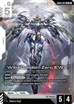 Wing Gundam Zero (EW) (GD05-067) - Holofoil - Freedom Ascension