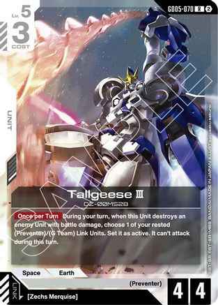 Tallgeese III (GD05-070) - Holofoil - Freedom Ascension