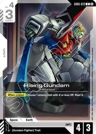 Rising Gundam (GD05-072) -  - Freedom Ascension
