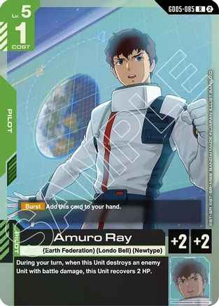 Amuro Ray (GD05-085) - Holofoil - Freedom Ascension