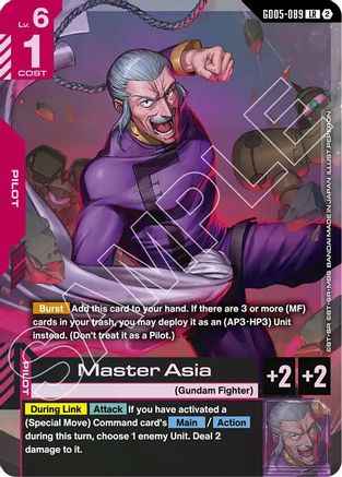 Master Asia (GD05-089) - Holofoil - Freedom Ascension