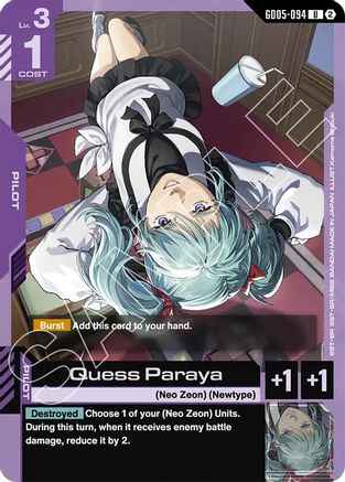 Quess Paraya (GD05-094) -  - Freedom Ascension