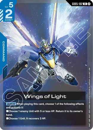 Wings of Light (GD05-102) - Holofoil - Freedom Ascension