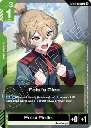 Felsi's Plea (GD05-109) -  - Freedom Ascension