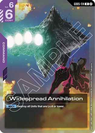 Widespread Annihilation (GD05-114) - Holofoil - Freedom Ascension
