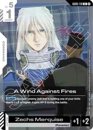A Wind Against Fires (GD05-119) - Holofoil - Freedom Ascension