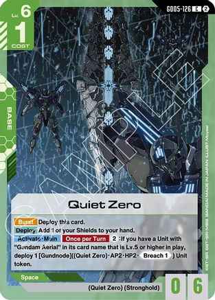 Quiet Zero (GD05-126) -  - Freedom Ascension