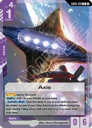 Axis (GD05-129) - Holofoil - Freedom Ascension