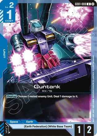 Guntank (GD01-008) -  - Deck Build Box Freedom Ascension