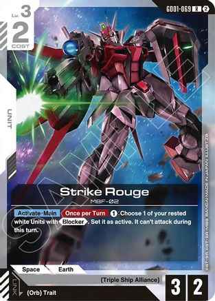 Strike Rouge (GD01-069) -  - Deck Build Box Freedom Ascension