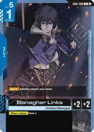 Banagher Links (GD01-088) -  - Deck Build Box Freedom Ascension