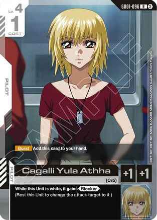 Cagalli Yula Athha (GD01-096) -  - Deck Build Box Freedom Ascension