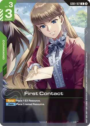 First Contact (GD01-107) -  - Deck Build Box Freedom Ascension