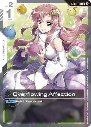 Overflowing Affection (GD01-118) -  - Deck Build Box Freedom Ascension