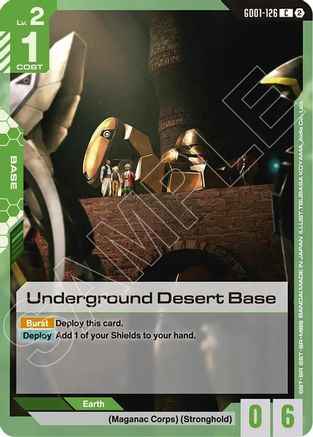 Underground Desert Base (GD01-126) -  - Deck Build Box Freedom Ascension