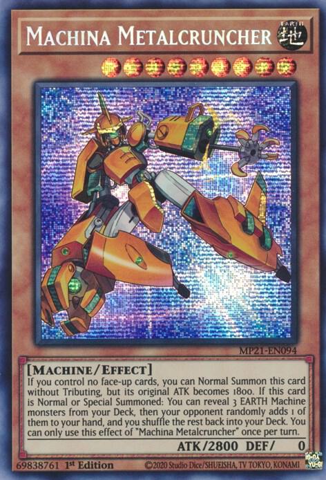 Machina Metalcruncher MP21-EN094 (2021 Tin of Ancient Battles)  - 1st Edition