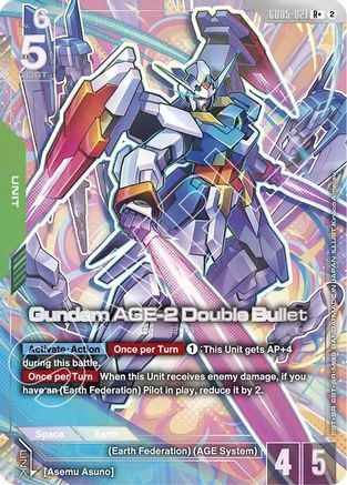 Gundam AGE-2 Double Bullet (R+) (GD05-021) - Freedom Ascension - Holofoil
