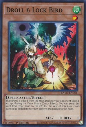Droll & Lock Bird (LAVD-ENO01) (LAVD-ENO01) - Common - Legendary Arc-V Decks