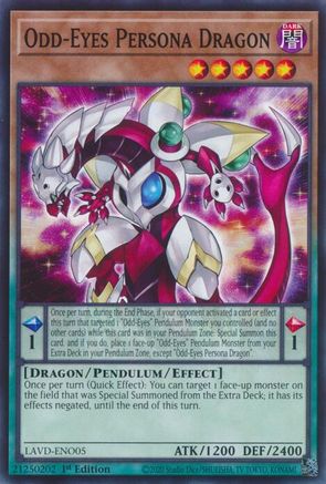 Odd-Eyes Persona Dragon (LAVD-ENO05) - Common - Legendary Arc-V Decks