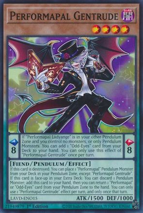 Performapal Gentrude (LAVD-ENO15) - Common - Legendary Arc-V Decks