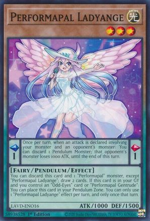 Performapal Ladyange (LAVD-ENO16) - Common - Legendary Arc-V Decks