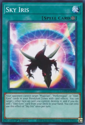 Sky Iris (LAVD-ENO19) - Common - Legendary Arc-V Decks