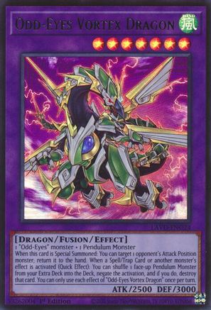 Odd-Eyes Vortex Dragon (LAVD-ENO24) - Ultra Rare - Legendary Arc-V Decks