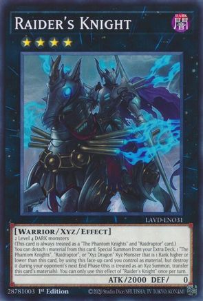 Raider's Knight (LAVD-ENO31) - Common - Legendary Arc-V Decks