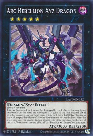 Arc Rebellion Xyz Dragon (LAVD-ENO32) - Common - Legendary Arc-V Decks