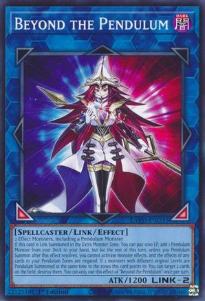 Beyond the Pendulum (LAVD-ENO35) - Common - Legendary Arc-V Decks
