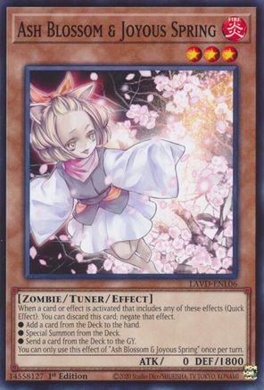 Ash Blossom & Joyous Spring (LAVD-ENL06) (LAVD-ENL06) - Common - Legendary Arc-V Decks