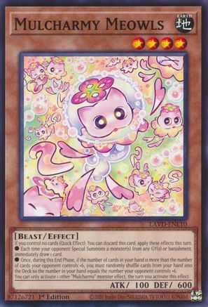 Mulcharmy Meowls (LAVD-ENL10) - Common - Legendary Arc-V Decks