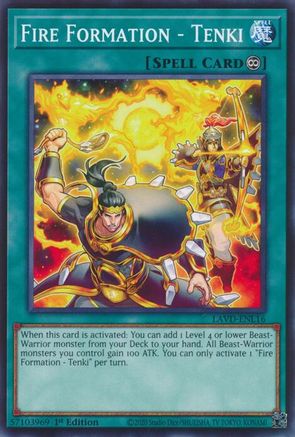 Fire Formation - Tenki (LAVD-ENL16) - Common - Legendary Arc-V Decks