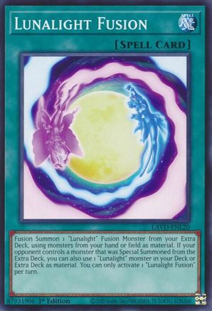 Lunalight Fusion (LAVD-ENL20) - Common - Legendary Arc-V Decks