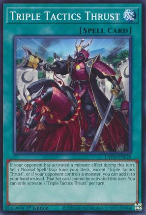 Triple Tactics Thrust (LAVD-ENL24) - Common - Legendary Arc-V Decks