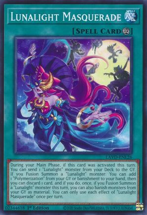 Lunalight Masquerade (LAVD-ENL26) - Common - Legendary Arc-V Decks