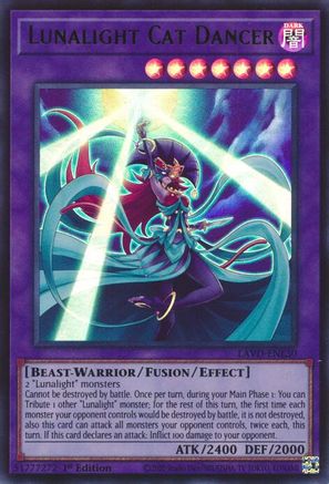 Lunalight Cat Dancer (LAVD-ENL30) - Ultra Rare - Legendary Arc-V Decks