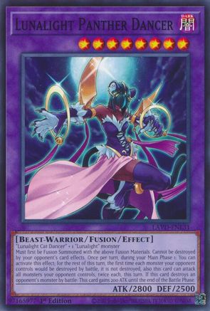 Lunalight Panther Dancer (LAVD-ENL31) - Common - Legendary Arc-V Decks