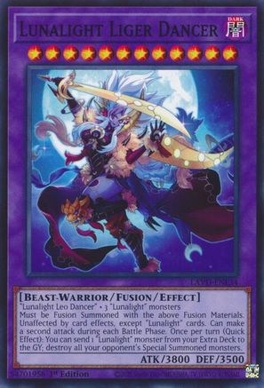 Lunalight Liger Dancer (LAVD-ENL34) - Common - Legendary Arc-V Decks