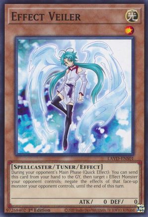 Effect Veiler (LAVD-ENS01) (LAVD-ENS01) - Common - Legendary Arc-V Decks